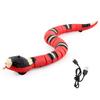 Electric Snake Toy USB Charging Realistic Moving Sensing Snakes for Cat Interactive Toys Halloween Trick Prank Props