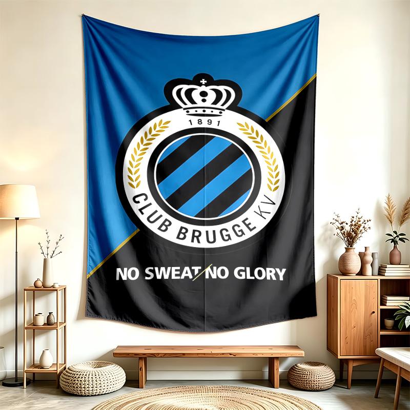 Club Brugge (1) Tapiserie Vhodná Pro Dekoraci Domů Kolejí A Ložnic Měkká Na Dotek A Perfektní Dárek Pro Přátele A Rodinu