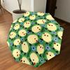 1PC chicks flowers Umbrella-8-Rib Reinforced Portable Folding Travel Suitable for All Seasons Outdoor Daily Use Is an Ideal Choice -F330