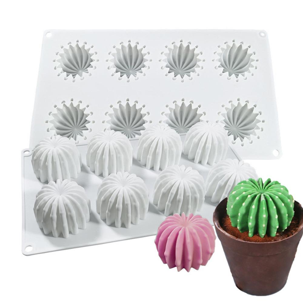 

8-Cavity DIY Mousse Cake Mold Non-Stick Chocolate Pudding Mold Pastry Baking Tools DIY Craft