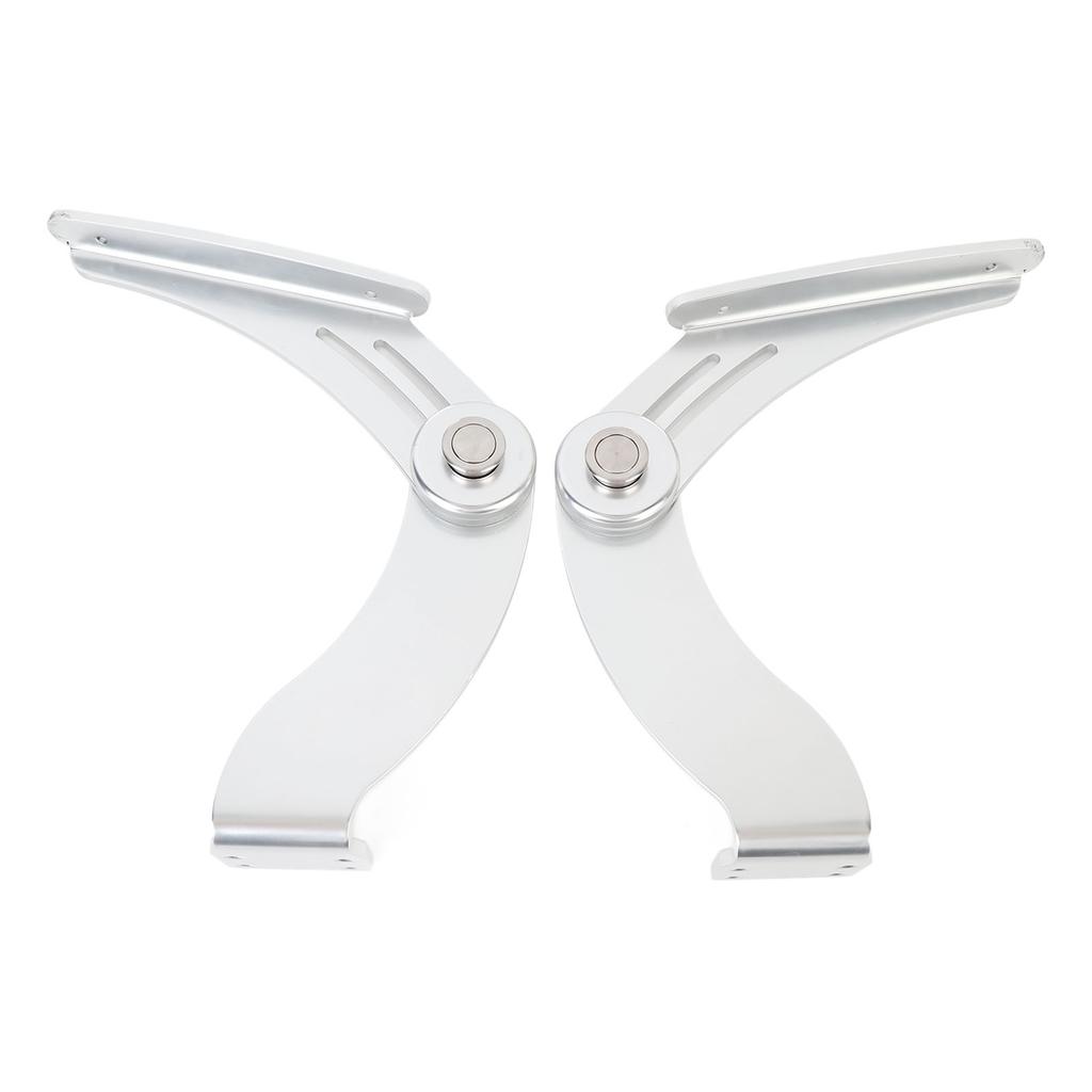 Paar Marine Armlehnen-Schwenkarm Aluminiumlegierung Verstellbarer Winkel Solide Stütze Boot Klappbare Armlehnen-Schwenkarme für Yacht Schiff