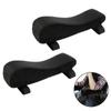 Office Chair Armrest Pads Black Curved Armrest Cushion Soft Elbow Pillow Universal Gaming Chair Wheelchair Armrest Elbow Cushion