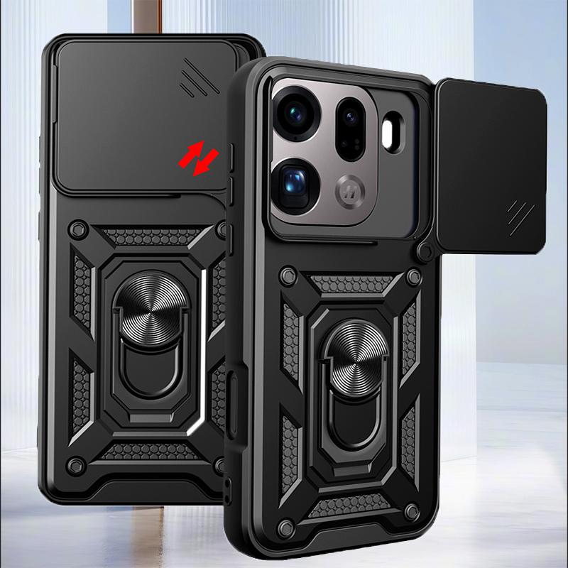 Ochranný kryt na objektiv fotoaparátu pro OPPO Find X9 X9Pro 5G Pouzdro s magnetickým kovovým kroužkem pro auto Stojan Zadní kryt pro Oppo Find X9 Pro X 9 Funda