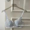 Ultra-thin French Sexy Lace Bra Set Large Bust Minimizer Non-Slip Adjustment
