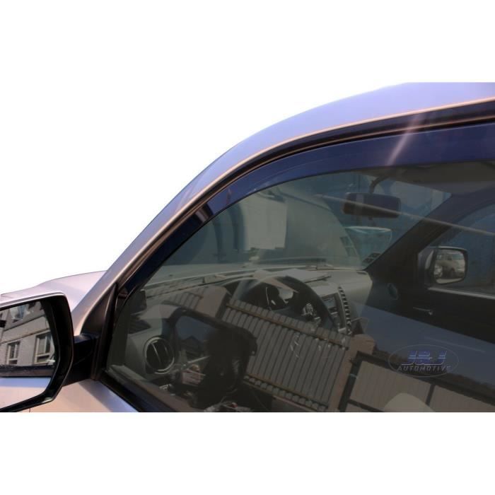 Deflettori d'aria - J&J AUTOMOTIVE - Mazda BT-50 - Fumè - Acrilico rinforzato - Installazione facile