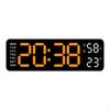 62KD Large Digital Wall Clock 9Inch LED Alarm Clock Big Screen Calendar Temperature