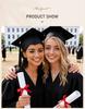 Luxury 14K Gold Plated Heart Graduation Cap Necklace for Women Zircon Pendant Class of 2026 Memorial Jewelry Gift for Daughter