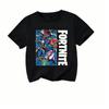 Anime Game Fortress Print Outdoor Street Kids T-shirt and Shorts Summer Home Casual Outfit Boy and Girl's Sports Set
