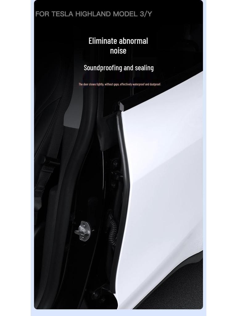 Schallschutz-Dichtungsstreifen für Tesla Model 3/Y B-Säule Geräuschreduzierung