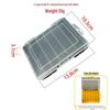 Double-Layer Fishing Lure Box - Tackle and Accessory Storage