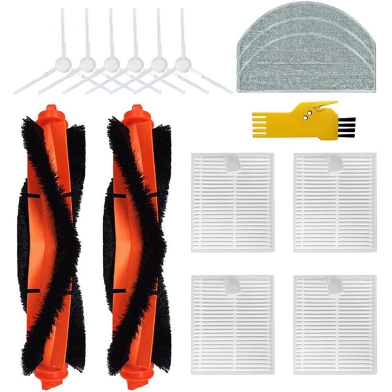

Vacuum Cleaner Roller Brush Sweeping Robot Side Brushes Robot Vacuum Accessories Plastic Material for Mijia E10 B112/E12 1