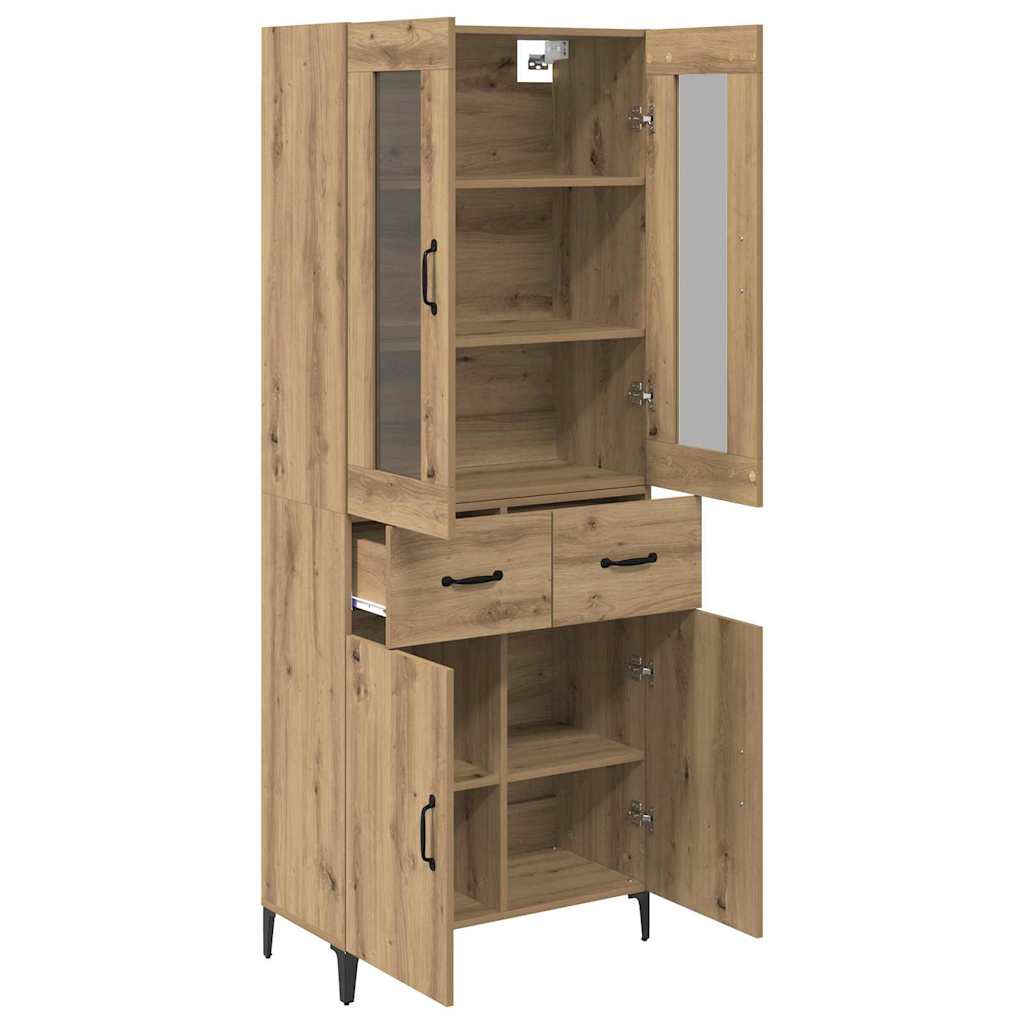 Highboard Artisan Oak 69.5 x 34 x 180 cm Particleboard