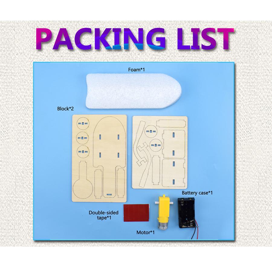 Zestaw szkolny do montażu łodzi Nauka Edukacja STEM Zabawki naukowe dla chłopców Zestaw do eksperymentów naukowych dla dzieci Zabawki edukacyjne dla dzieci