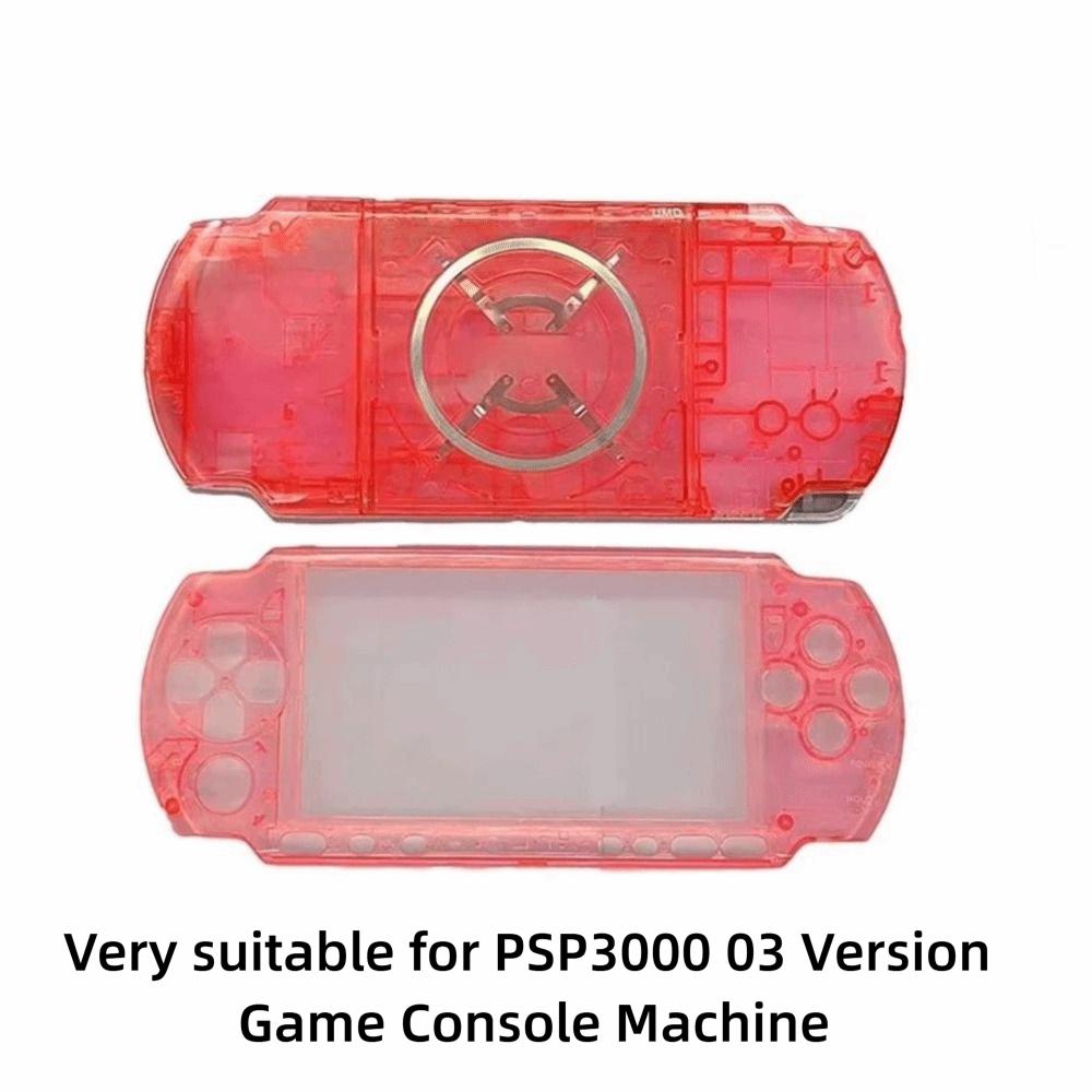 Full Set Replacement Cover Transparent Full Cover Full Housing Shell for PSP3000 03 Version