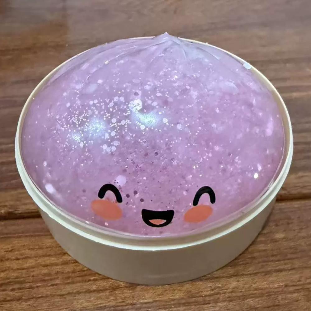 2026 New Glitter Dumpling Squishies Toy Bun Baozi Dumpling Mystery Box Colorful Food Squishy Sensory Anti Stress Squeeze Balls