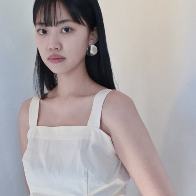 Mouvebament Circle Earring_Silver925