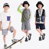Boys' Ice Silk Quick-Dry Summer Shorts - New 2026 Style, Breathable & Lightweight Sportswear for Big Kids