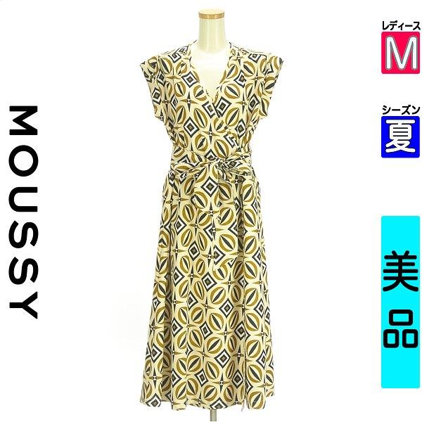 MOUSSY Dress Tunic Women s Summer Sleeveless Ivory M Cachecoeur Long Dress with Belt [Used] [Used Clothes] [Sale]