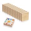 12Pcs Wooden Blocks for Crafts Arts and Board 4” x Building Carving