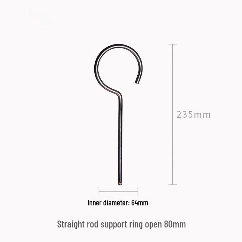 

Jundingying 80mm Open Iron Support Rings for Lab Retort Stands, 10-pack