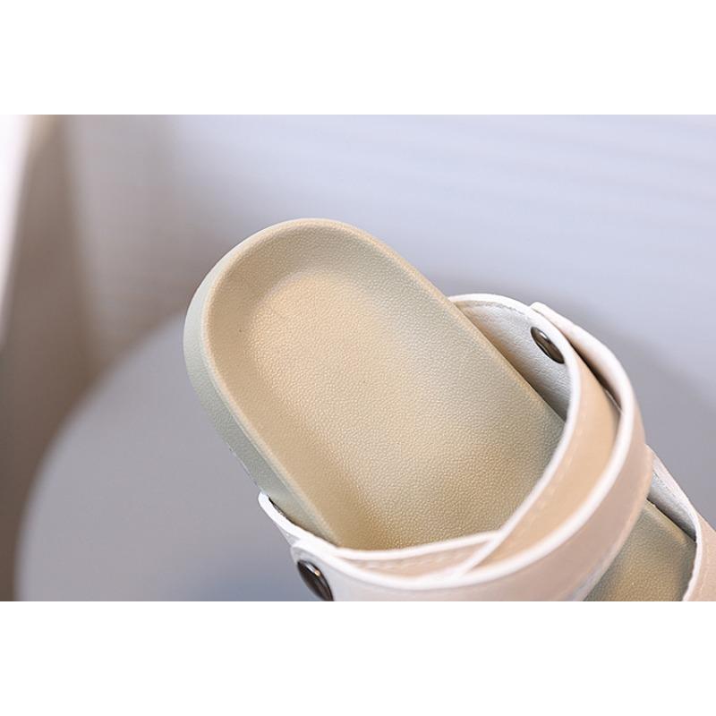 Boys' Summer Sandals / Children's Suede Leather Open-Toe Beach Shoes / Adjustable Casual Fashion Sandals