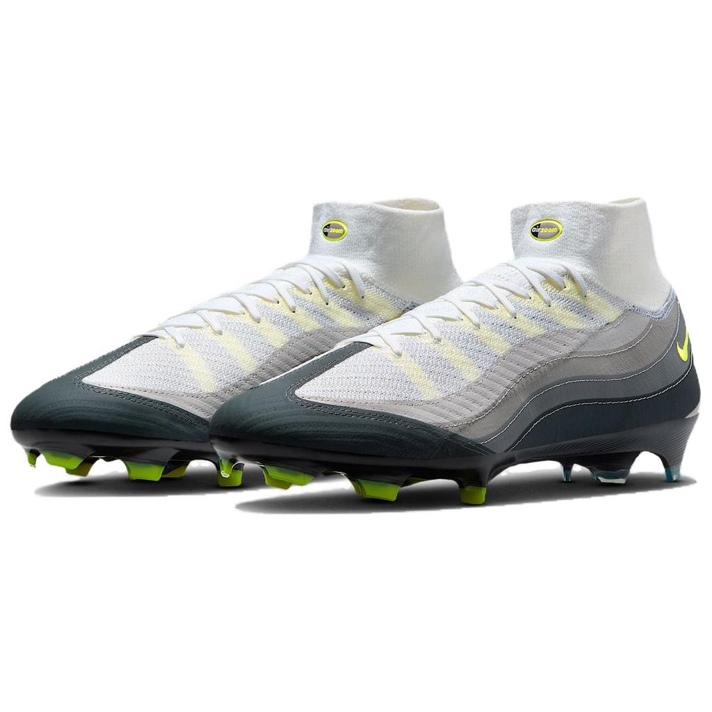 Nike Zoom Mercurial Superfly 10 Elite FG Air Max 95 Neon Unisex Sneakers Grey Black Anthracite HV9916-001