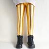 Shiny Girls' Leggings for Ages 3-7: Spring/Autumn Heavy Metal Dance Pants