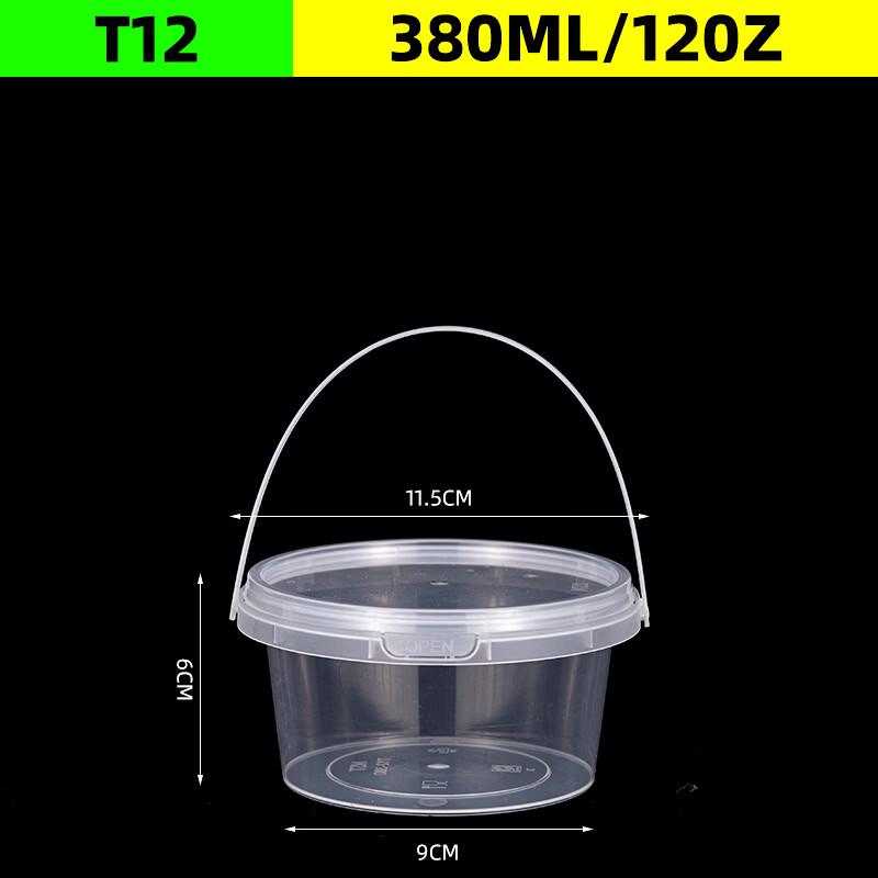 Haddon Disposable Leak-Proof Food Container with Handle
