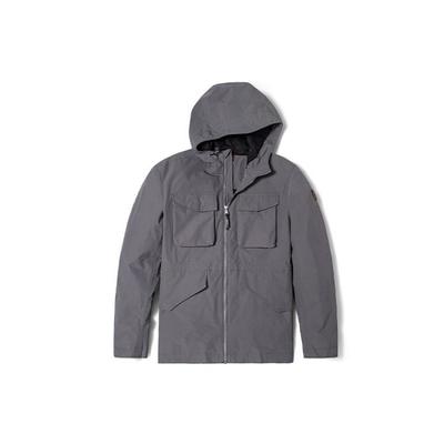 Solid Color Sports Hoodie Jacket Men Jackets Gray A2EJW-033