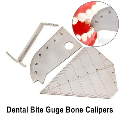 Dental Bite Gauge Caiper Mouth Gag Χάρακας ανοίγματος χωρητικότητας Measuring Dental Implant Gauge Bone calipers Dentist Tools