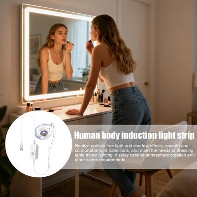 Motion Sensor LED Light Strip 3FT 5V Auto Sensing Lamp Motion Activated LED Closet Strip Light for Staircase Closet Cabinet