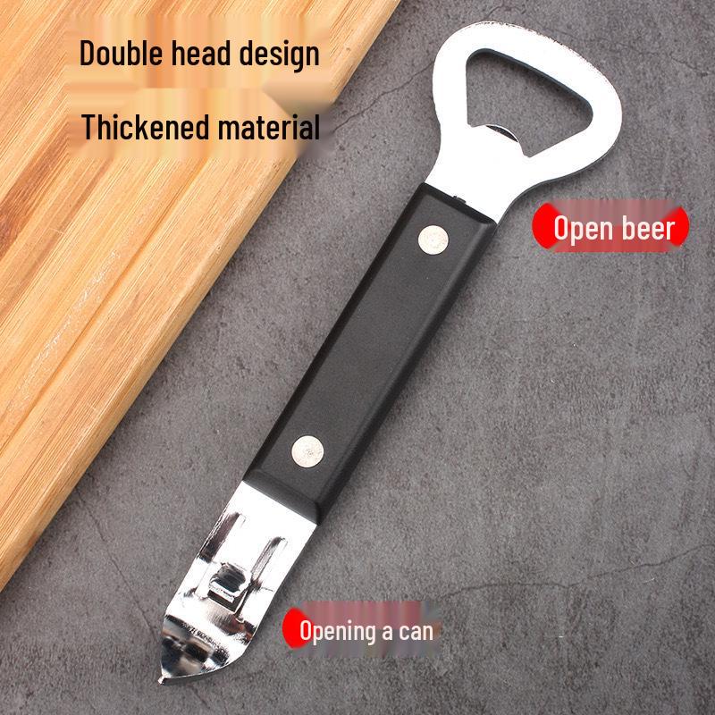 Double-headed Stainless Steel Can & Bottle Opener