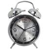 Iron Art Silent Quartz Alarm Clock for Kids Creative Glow Pointer Table Clock Fashionable Desktop Decor