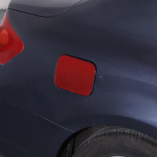 Red Carbon Fiber Door Gas Cap Fuel Filler Tank Trim For Infiniti G37 Sedan 07-13