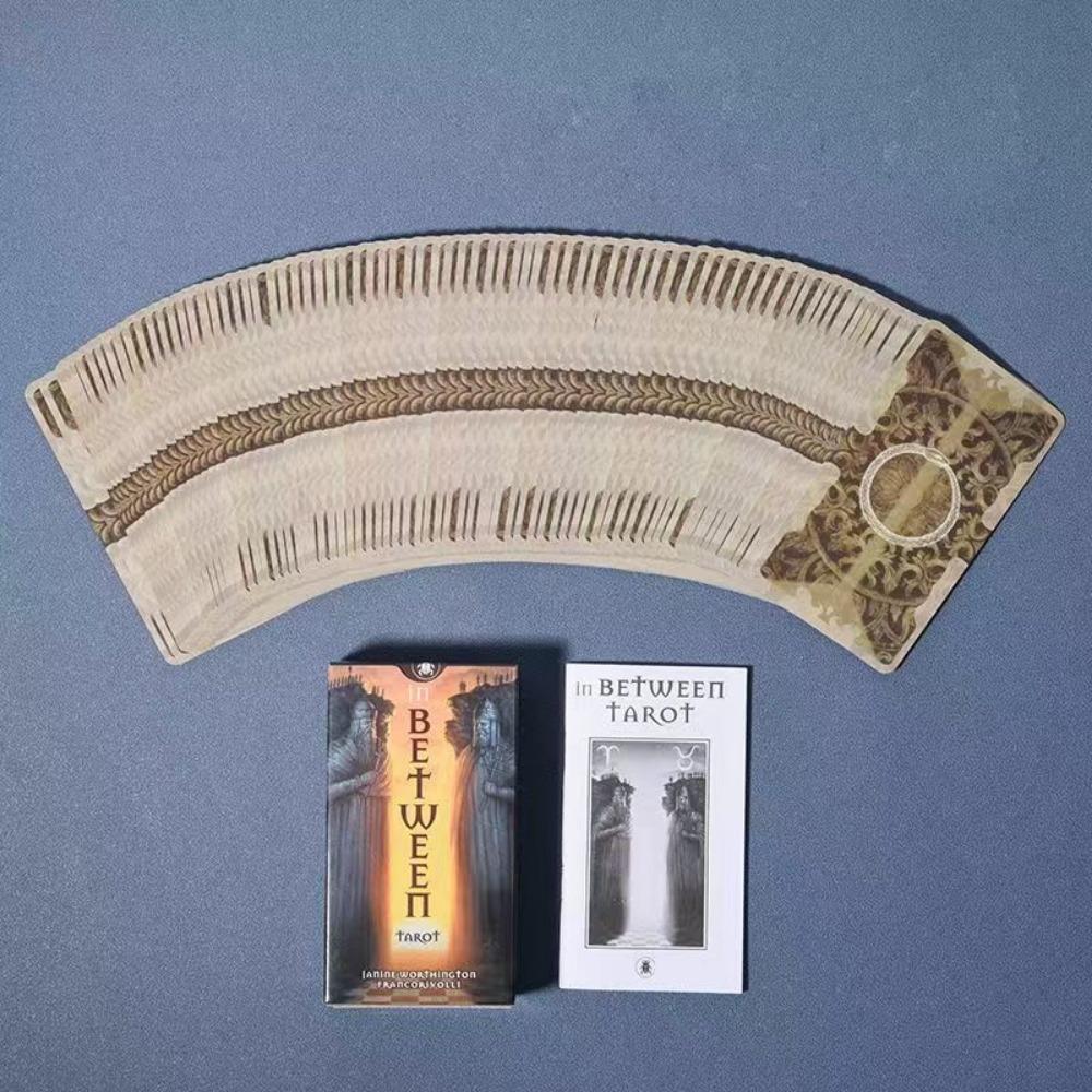 Mezi taroty s průvodcem pro začátečníky 78 ks karet vám poskytne fascinující čtení novým způsobem 12*7cm