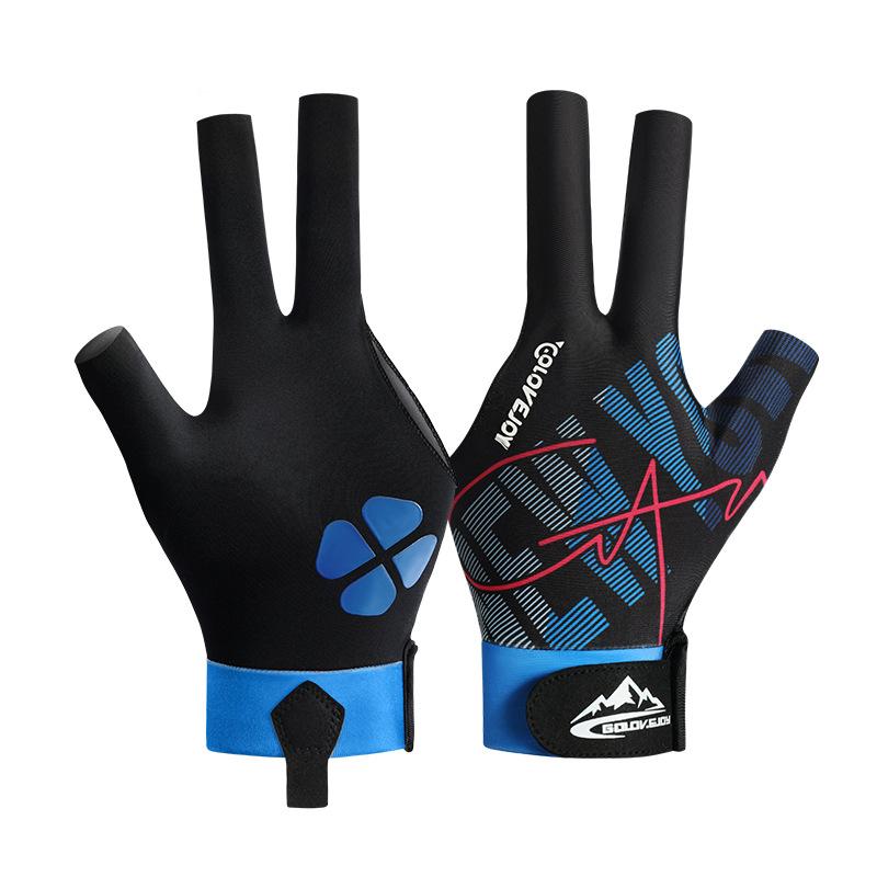 1PCAnti Slip Breathable Billiard Gloves 3 Finger Design Pool Cue Snooker Glove for Men Women Left Right Hand