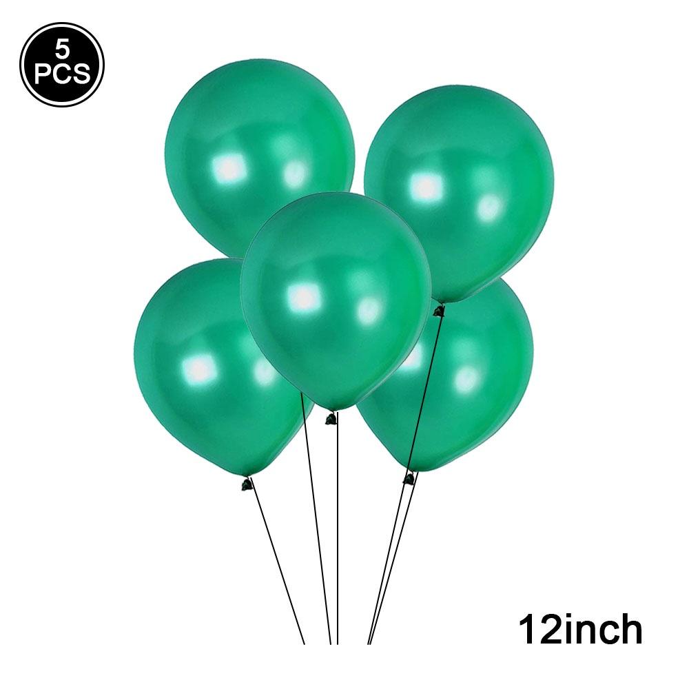 5pc/set 12in Solid Color Latex Balloon Birthday Wedding Anniversary Party Venue Decoration Room Decoration Party Supplies
