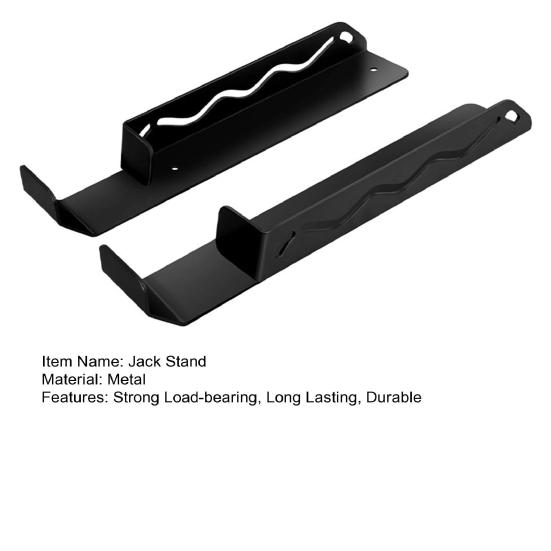 2Pcs Floor Jack Stand Rack Wall Mount Organizer Strong Load-bearing Easy To Install Hydraulic Trolley Jack Holder Storage Brackets