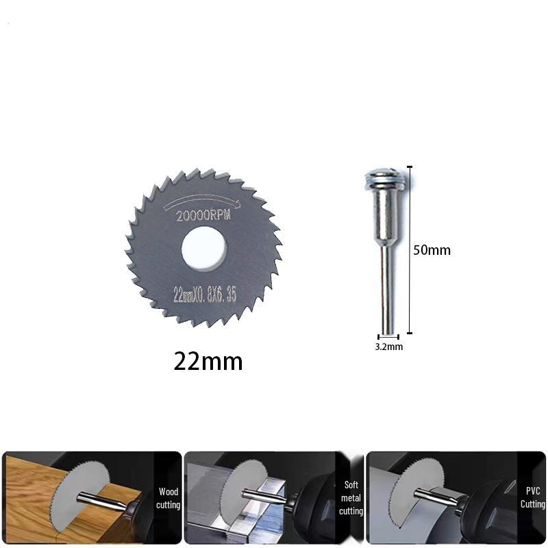 High-Speed Steel Circular Saw Blade for Handheld Drill & Electric Grinder (Wood, Plastic, Metal)