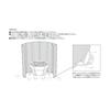 Captain Stag (CAPTAIN STAG) Outdoor Windshield Windscreen Windscreen Reflector Reflector Windscreen 60cm Storage Bag Included UG-3311