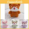 Adorable Forest Fox Plush Toy Stuffed Animal Cute Gift Doll In Pink Green Purple Brown