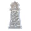 Silicone Lighthouse Mold Resin Plaster Candle Making Mold Summer Beach Theme Handmade Artwork Mold Flexible DIY Craft Tools