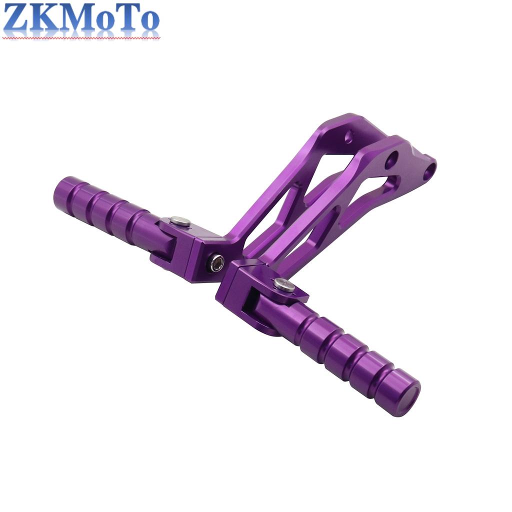 CNC Rear Passenger Foot Peg Rests Pedal Peg Bracket For Sur-Ron Light Bee X S For Segway X160 X260 Electric Motorcycle Dirt Bike