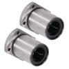  25UU Linear Motion Bearing, 25mm Inner Diameter   Bearing with   Flange for Equipment, Machine   Rod Column
