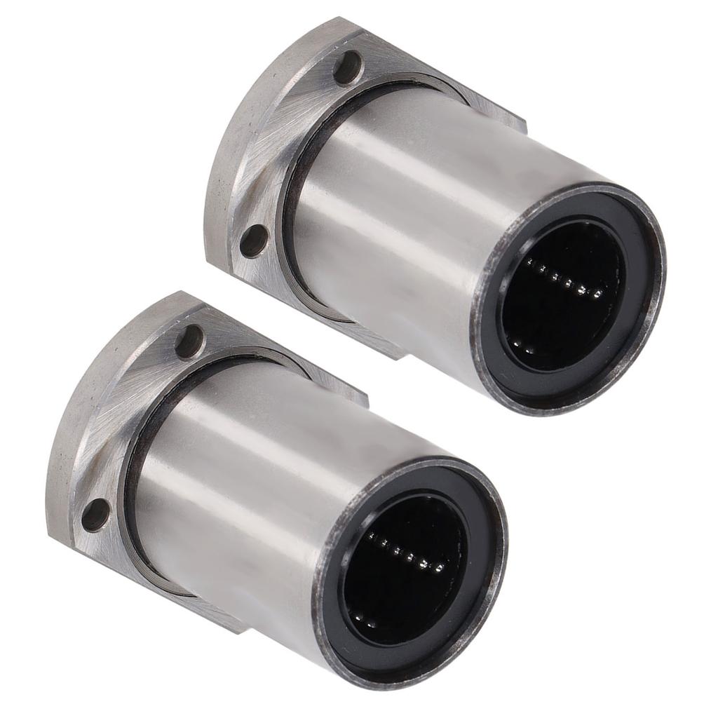 25UU Linear Motion Bearing, 25mm Inner Diameter Bearing with Flange for Equipment, Machine Rod Column