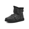 UGG Mini Buckle Short Boots 'Black' Women's Sneakers 1138157-BLK