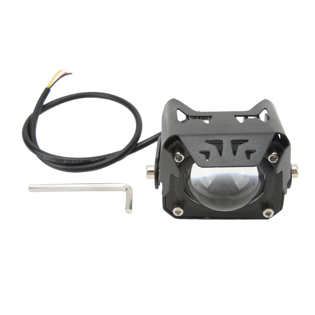 LED Electric Bike Light Aluminum Alloy High Brightness Bicolor Lens Electric Bike Spotlight DC 12 To 100V