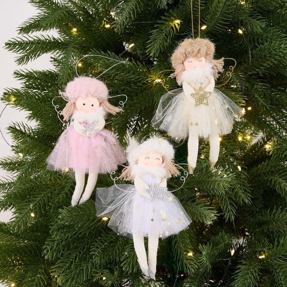 Cute Style Christmas Angel Ornament Lovely Design Christmas Decoration  Navidad Festival