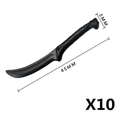 MOC Mattoncini Militari Figura Medievale Soldato Accessori Arma Spada Ascia Coltello Pugnale Martello Giocattolo Mini Mattoncino Regalo R027