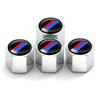 4PCS Universal Alloy Car Tire Wheel Rims Stem Air Valve Cap Cover For BMW SUBARU TOYOTA Chevrolet Mercedes Benz Volkswagen kuh7